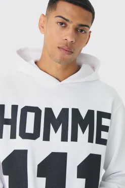 boohooMAN 111 Homme Print Hoodie | UK| Hoodies & Sweatshirts