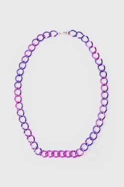 boohooMAN 2 Pack Chrome Chain Necklace In | UK| Jewellery & Watches