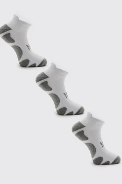 boohooMAN 3 Pack Man Active Cushioned Trainer Socks | UK| Underwear & Socks|Underwear & Socks