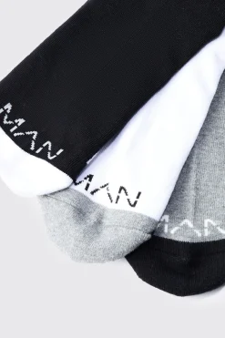 boohooMAN 3 Pack Man Dash Activewear Ankle Socks | UK| Underwear & Socks|Underwear & Socks