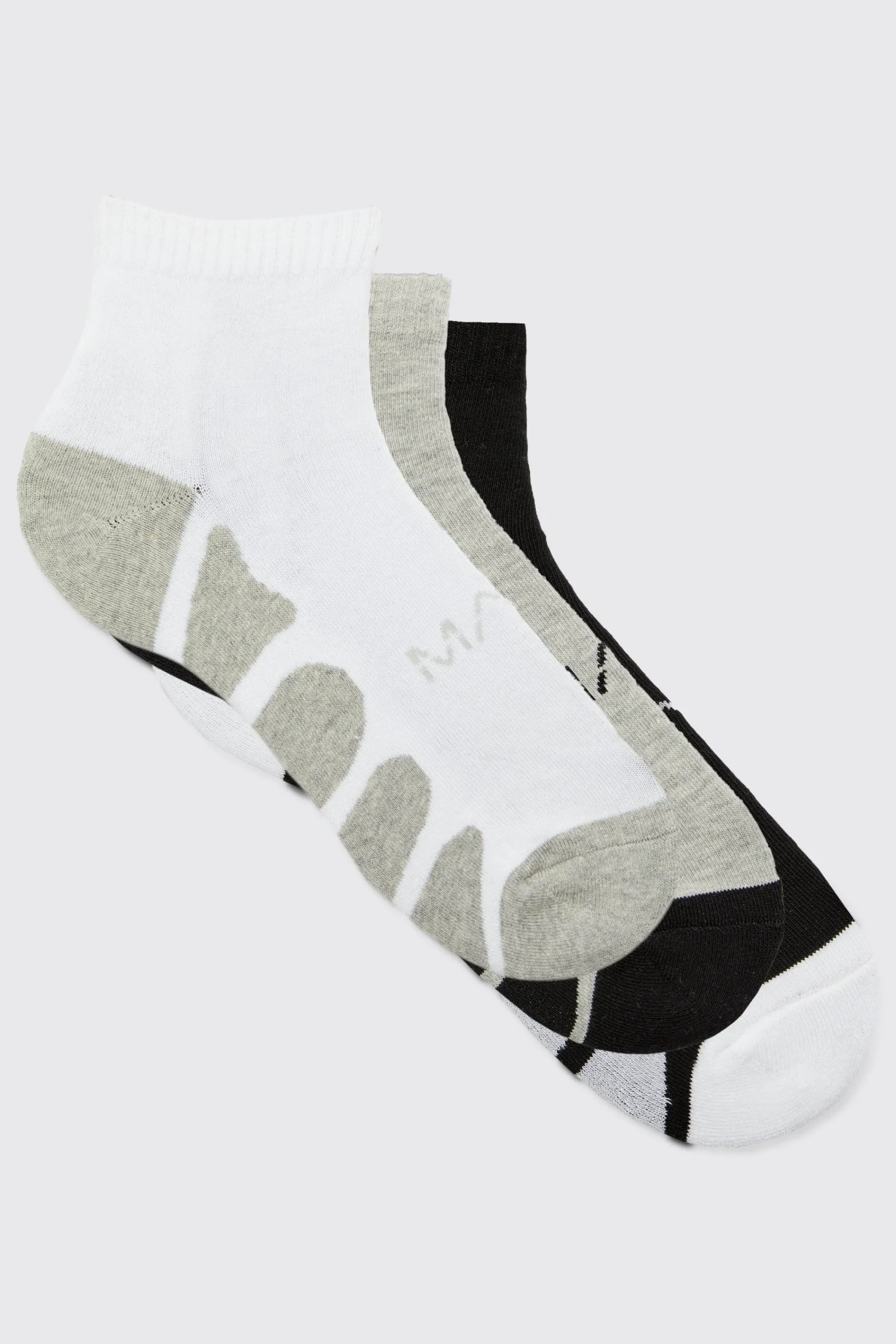 boohooMAN 5 Pack Man Dash Activewear Ankle Socks | UK| Underwear & Socks|Underwear & Socks