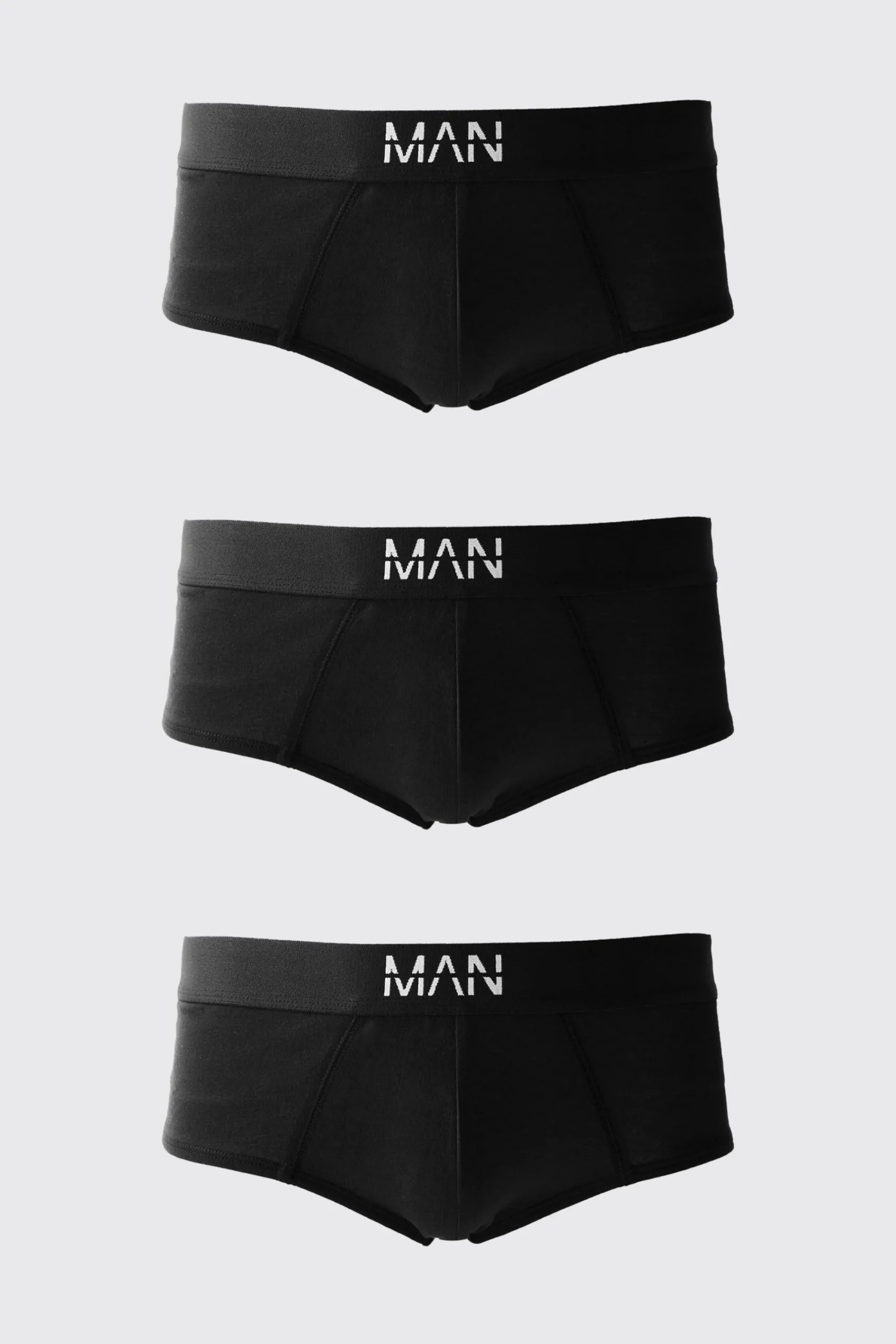 boohooMAN 3 Pack Man Dash Briefs | UK| Underwear & Socks|Underwear & Socks