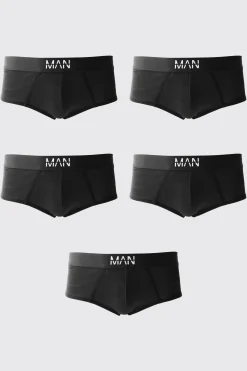 boohooMAN 5 Pack Man Dash Briefs | UK| Underwear & Socks|Underwear & Socks