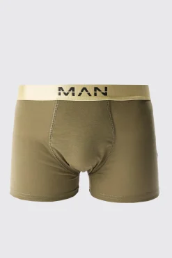 boohooMAN 3 Pack Man Dash Gold Waistband Boxers | UK| Underwear & Socks|Underwear & Socks