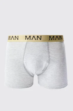 boohooMAN 3 Pack Man Dash Gold Waistband Boxers | UK| Underwear & Socks|Underwear & Socks
