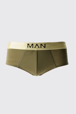 boohooMAN 3 Pack Man Dash Gold Waistband Briefs | UK| Underwear & Socks|Underwear & Socks