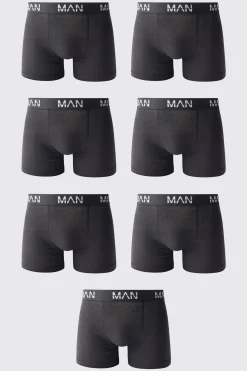 boohooMAN 7 Pack Man Dash Repeat Classic Trunks | UK| Underwear & Socks|Underwear & Socks