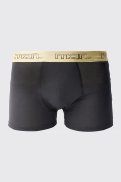 boohooMAN 5 Pack Man Gold Waistband Boxers | UK| Underwear & Socks|Underwear & Socks