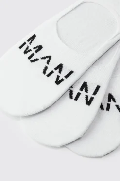 boohooMAN 3 Pack Man Invisible Socks | UK| Underwear & Socks|Underwear & Socks