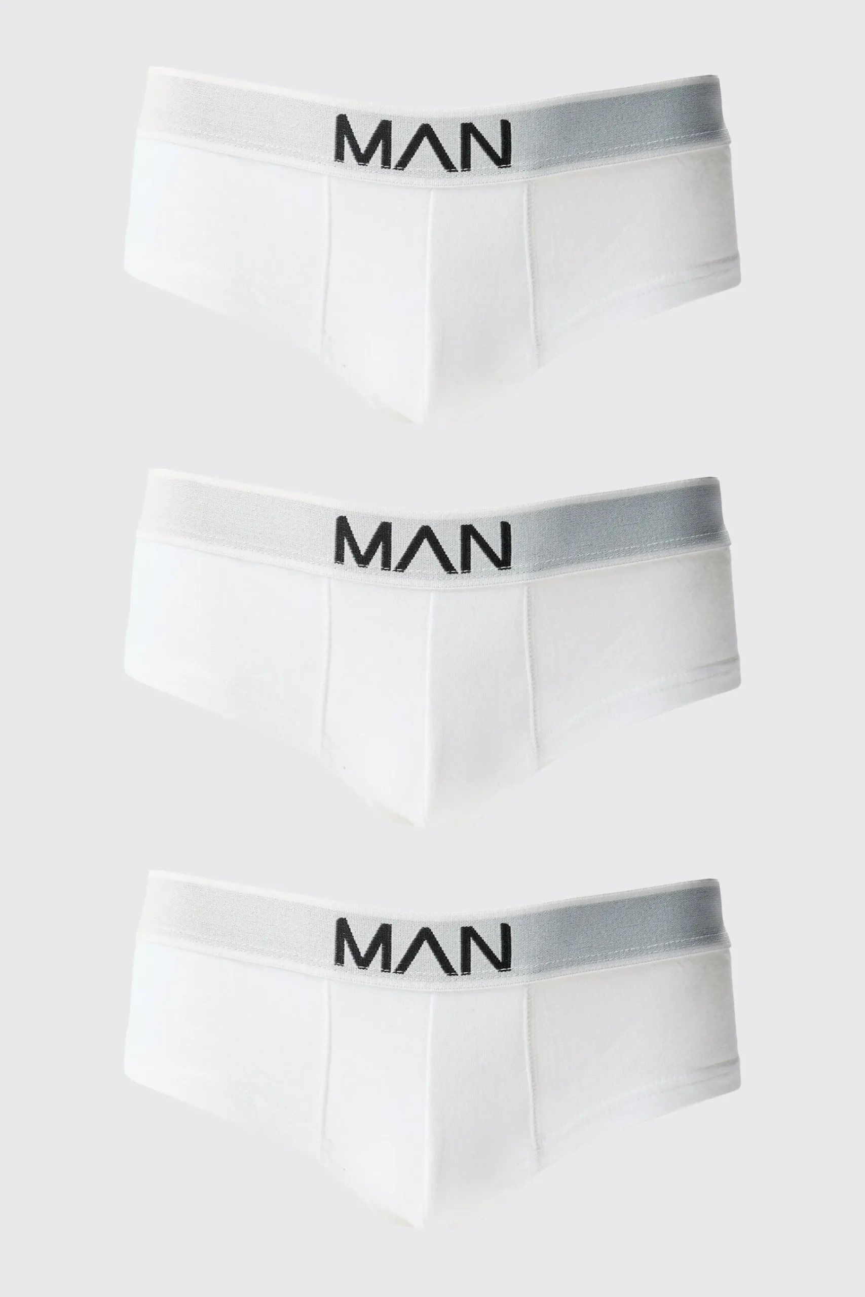 boohooMAN 3 Pack Man Logo Briefs | UK| Underwear & Socks|Underwear & Socks