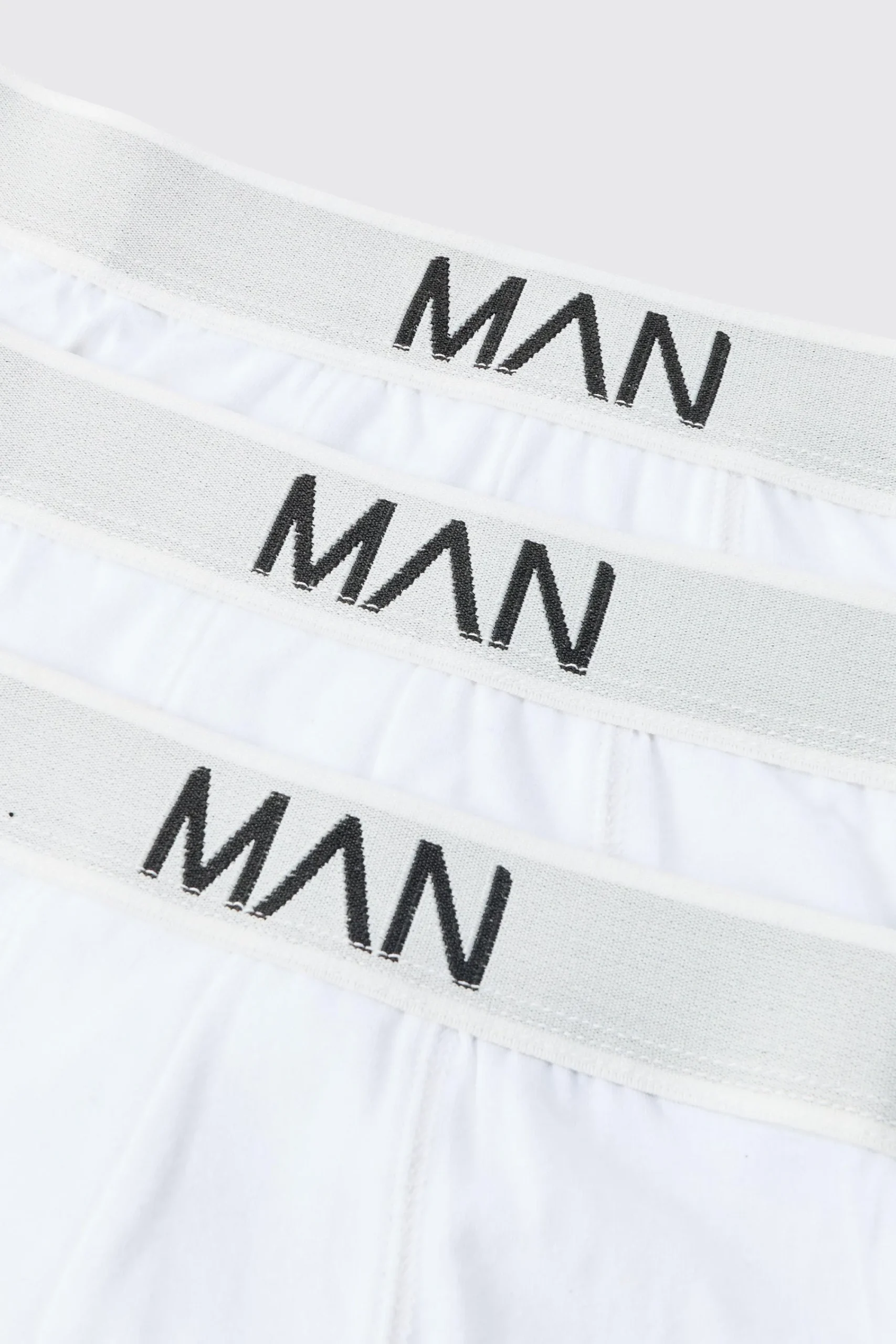 boohooMAN 3 Pack Man Logo Briefs | UK| Underwear & Socks|Underwear & Socks