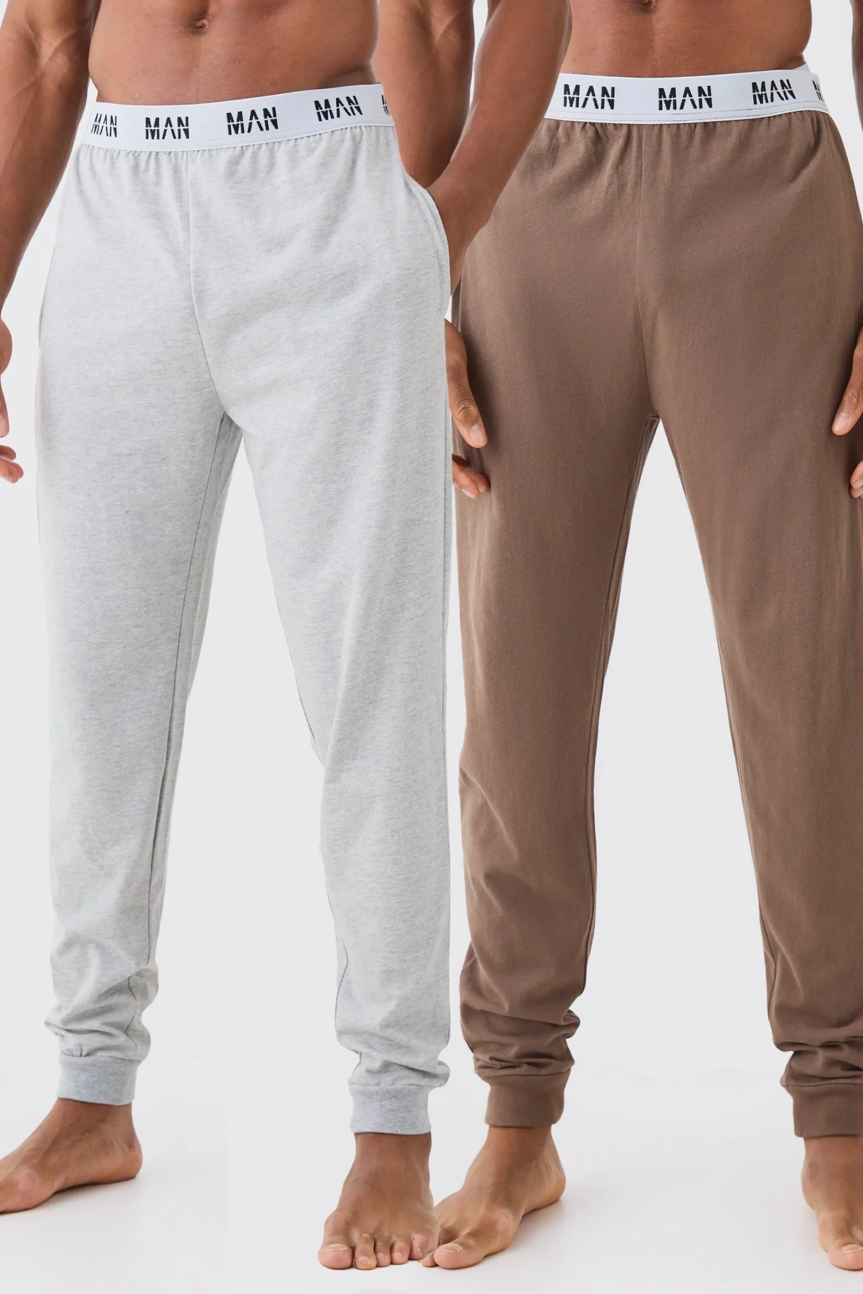 boohooMAN 2 Pack Man Lounge Cuffed Jogger | UK| Loungewear