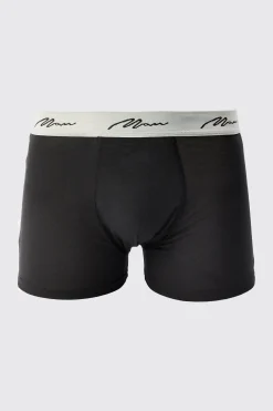 boohooMAN 3 Pack Man Signature Check Printed Boxers | UK| Underwear & Socks|Underwear & Socks