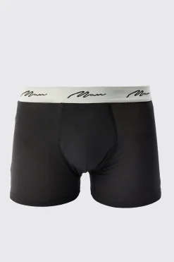 boohooMAN 3 Pack Man Signature Check Printed Boxers | UK| Underwear & Socks|Underwear & Socks