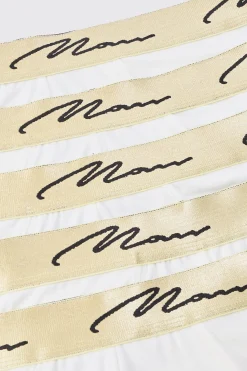 boohooMAN 5 Pack Man Signature Gold Waistband Briefs In | UK| Underwear & Socks|Underwear & Socks