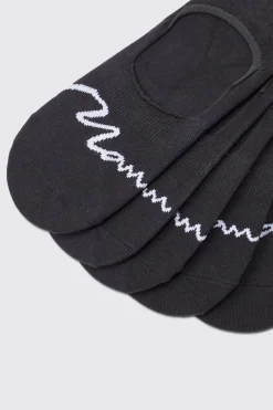 boohooMAN 5 Pack Man Signature Invisible Socks | UK| Underwear & Socks|Underwear & Socks