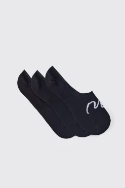 boohooMAN 3 Pack Man Signature Invisible Socks | UK| Underwear & Socks|Underwear & Socks
