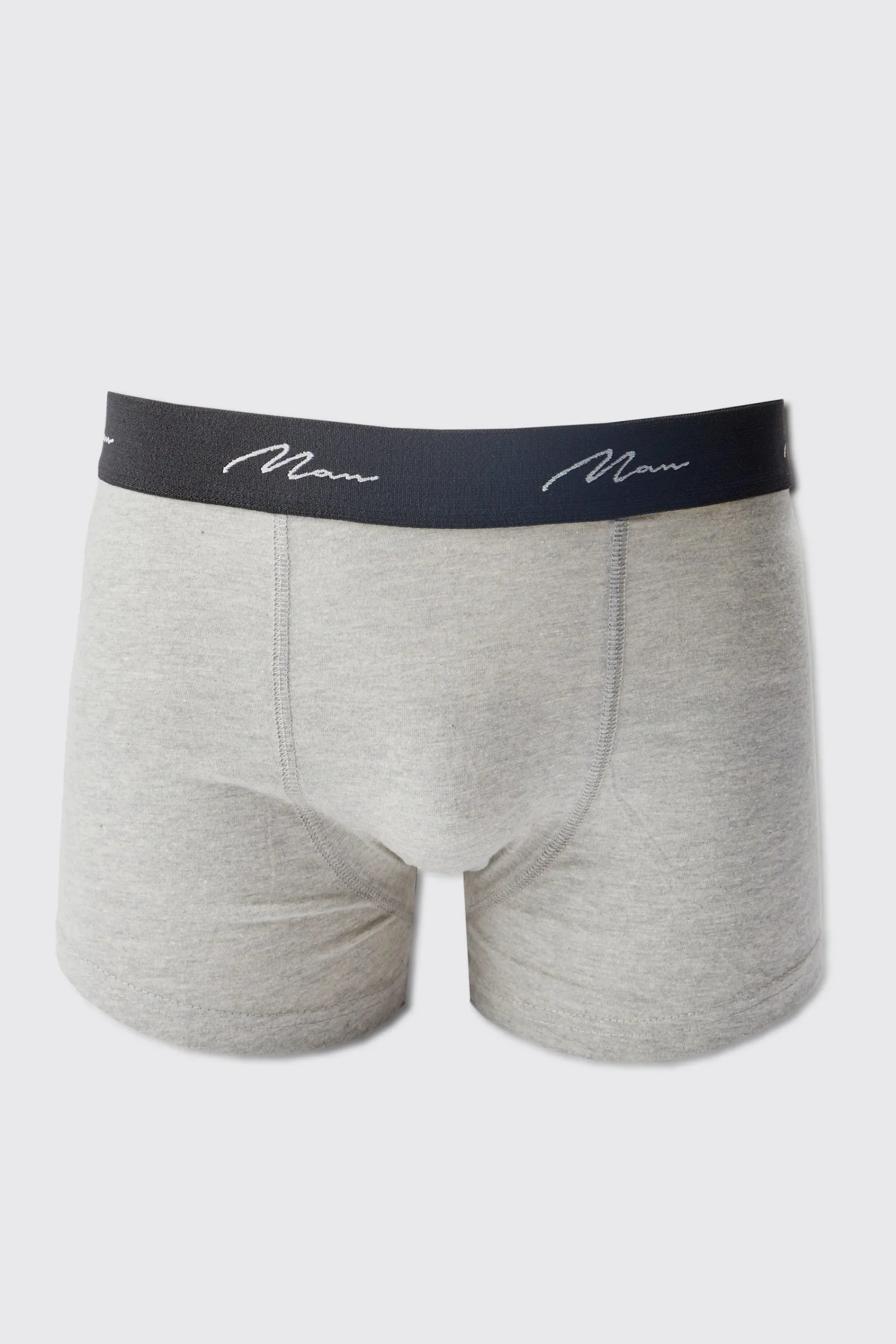 boohooMAN 3 Pack Man Signature Mixed Colour Trunks | UK| Underwear & Socks|Underwear & Socks