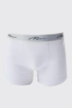 boohooMAN 3 Pack Man Signature Mixed Colour Trunks | UK| Underwear & Socks|Underwear & Socks