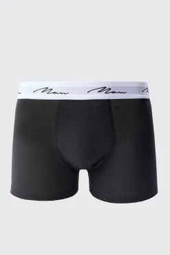 boohooMAN 7 Pack Man Signature Mixed Colour Trunks | UK| Underwear & Socks|Underwear & Socks