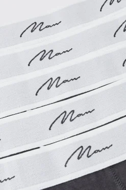boohooMAN 5 Pack Man Signature Trunks | UK| Underwear & Socks|Underwear & Socks