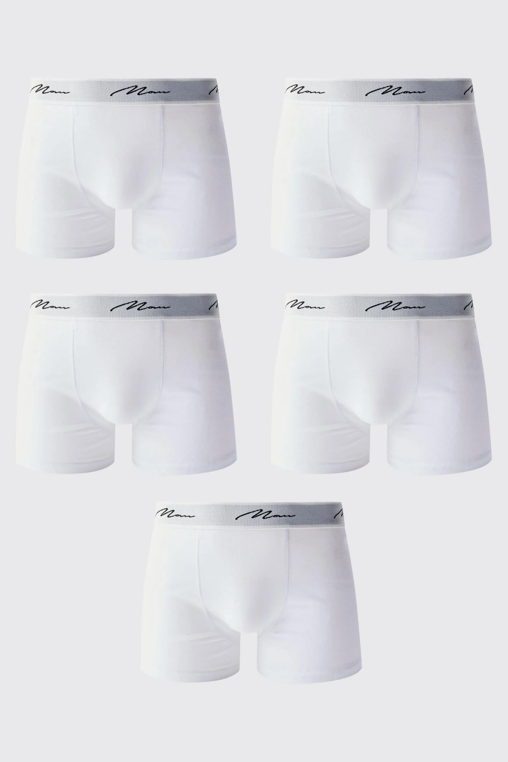boohooMAN 5 Pack Man Signature Trunks | UK| Underwear & Socks|Underwear & Socks