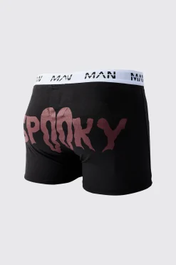 boohooMAN 2 Pack Man Spooky Printed Boxers | UK| Underwear & Socks|Underwear & Socks
