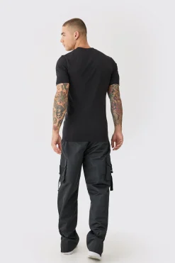 2 Pack Muscle Fit T-shirt | UK^boohooMAN Online