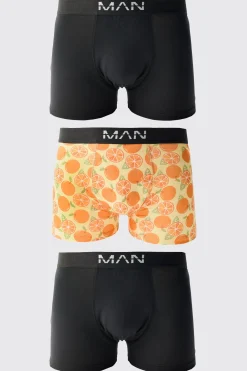 boohooMAN 3 Pack Print Boxers | UK| Underwear & Socks|Underwear & Socks
