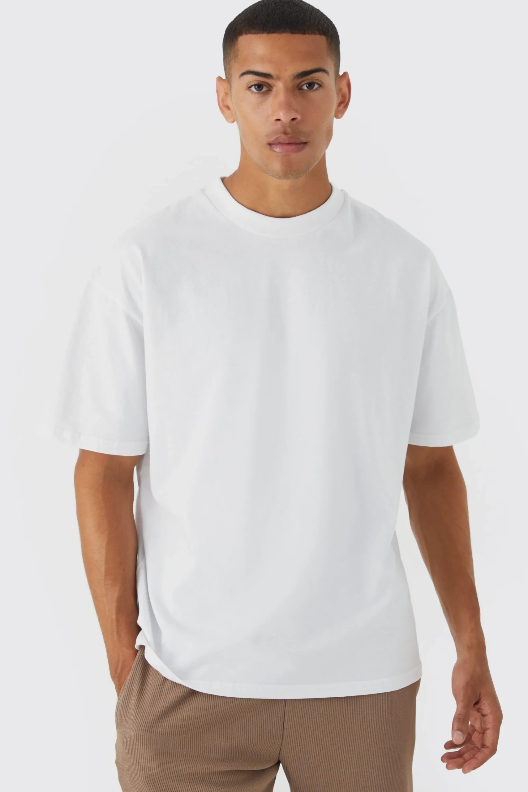 2 Pack Oversized Heavy Weight T-shirt | UK^boohooMAN Online