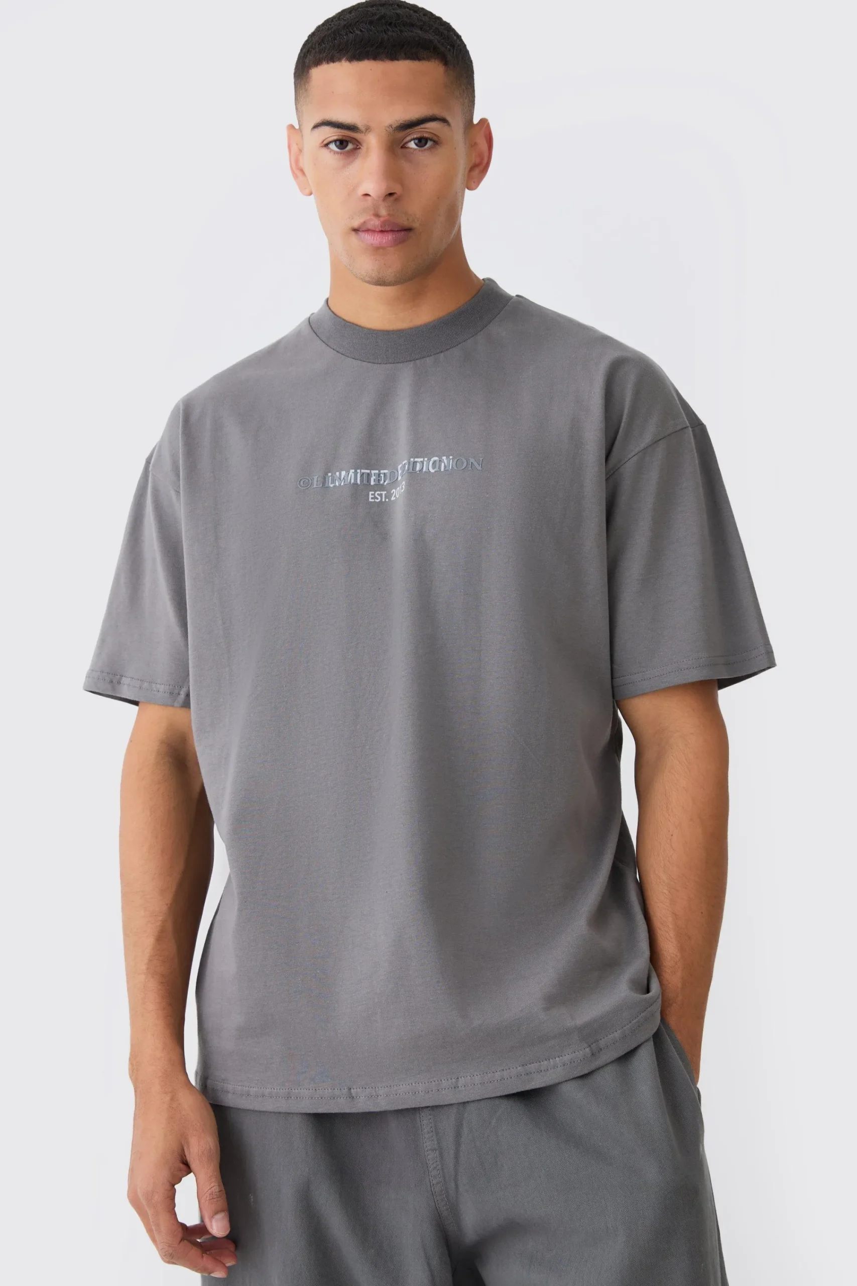 2 Pack Oversized Heavyweight Limited T-shirts | UK^boohooMAN Clearance