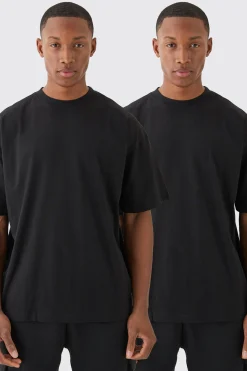 2 Pack Oversized T-shirt | UK^boohooMAN Best