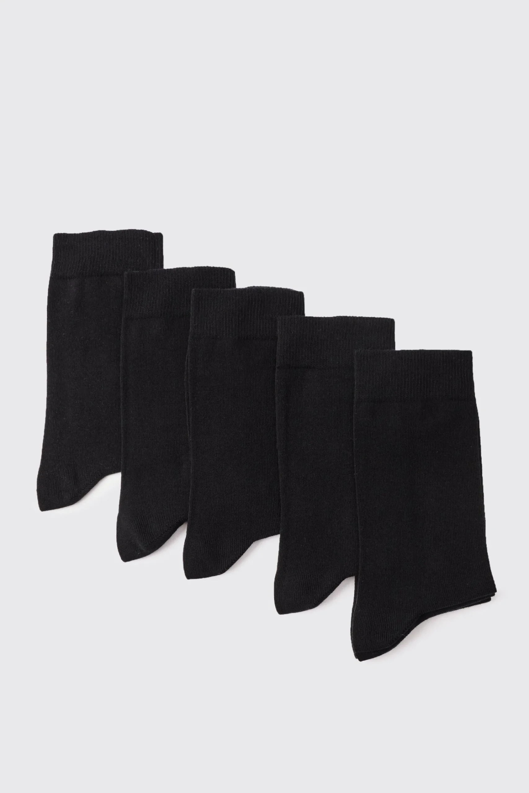 boohooMAN 5 Pack Plain Socks | UK| Underwear & Socks|Underwear & Socks