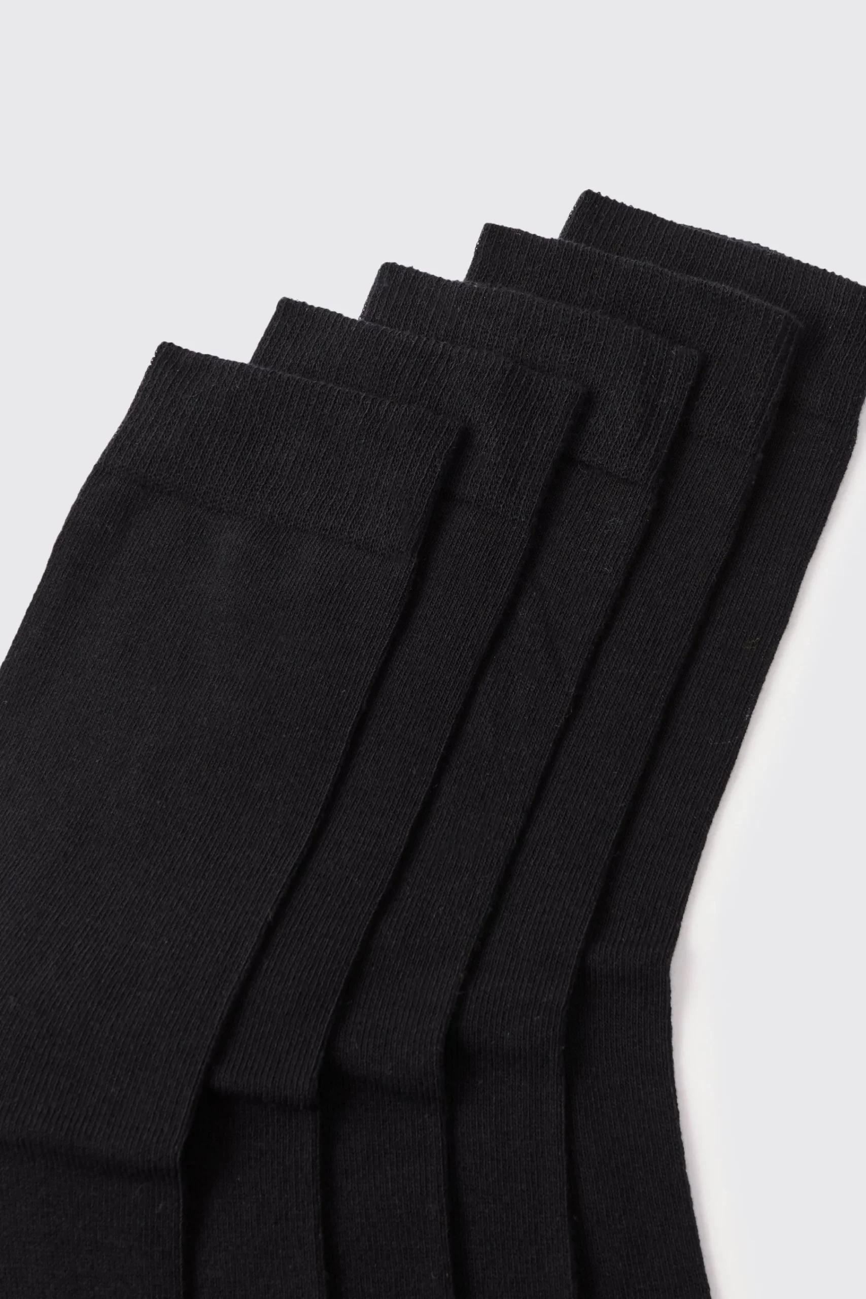 boohooMAN 5 Pack Plain Socks | UK| Underwear & Socks|Underwear & Socks