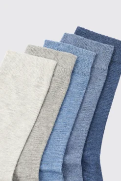 boohooMAN 5 Pack Plain Socks | UK| Underwear & Socks|Underwear & Socks