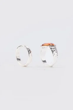 boohooMAN 2 Pack Stone Rings In | UK| Jewellery & Watches