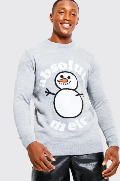 boohooMAN Absolute Melt Christmas Jumper | UK| Knitwear