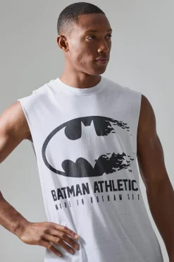 Active Batman Athletics License Reg Fit Tank | UK^boohooMAN Clearance