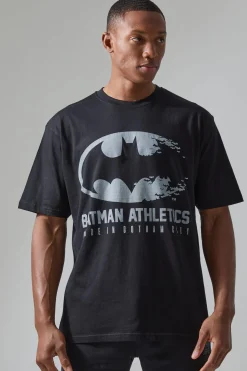 Active Batman Athletics License Oversized T-shirt | UK^boohooMAN Online