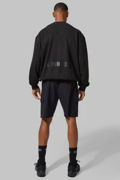 boohooMAN Active Boxy Training Dept Sweatshirt | UK| Hoodies & Sweatshirts