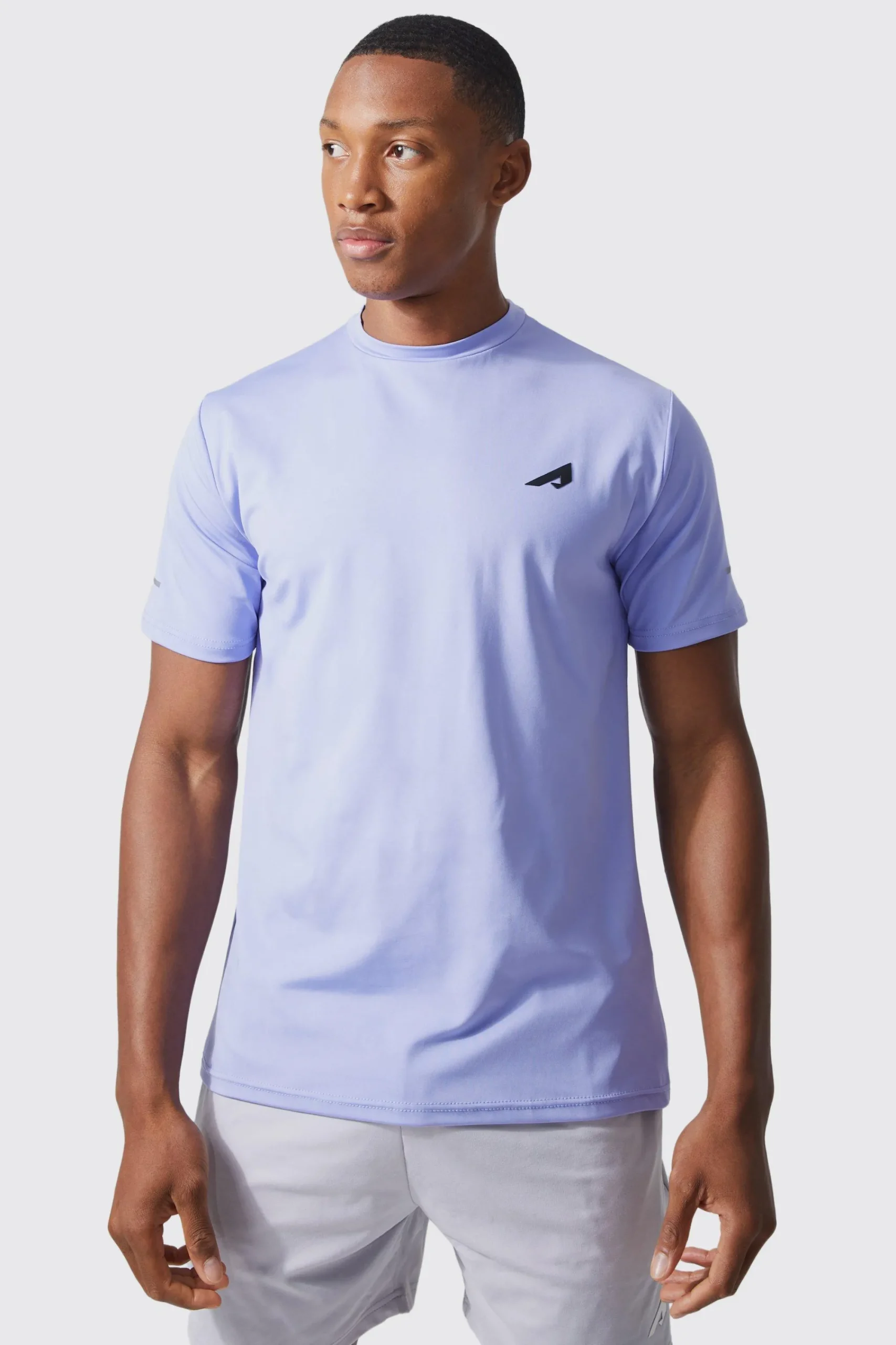 boohooMAN Active Logo Performance Short Set | UK| Tracksuits