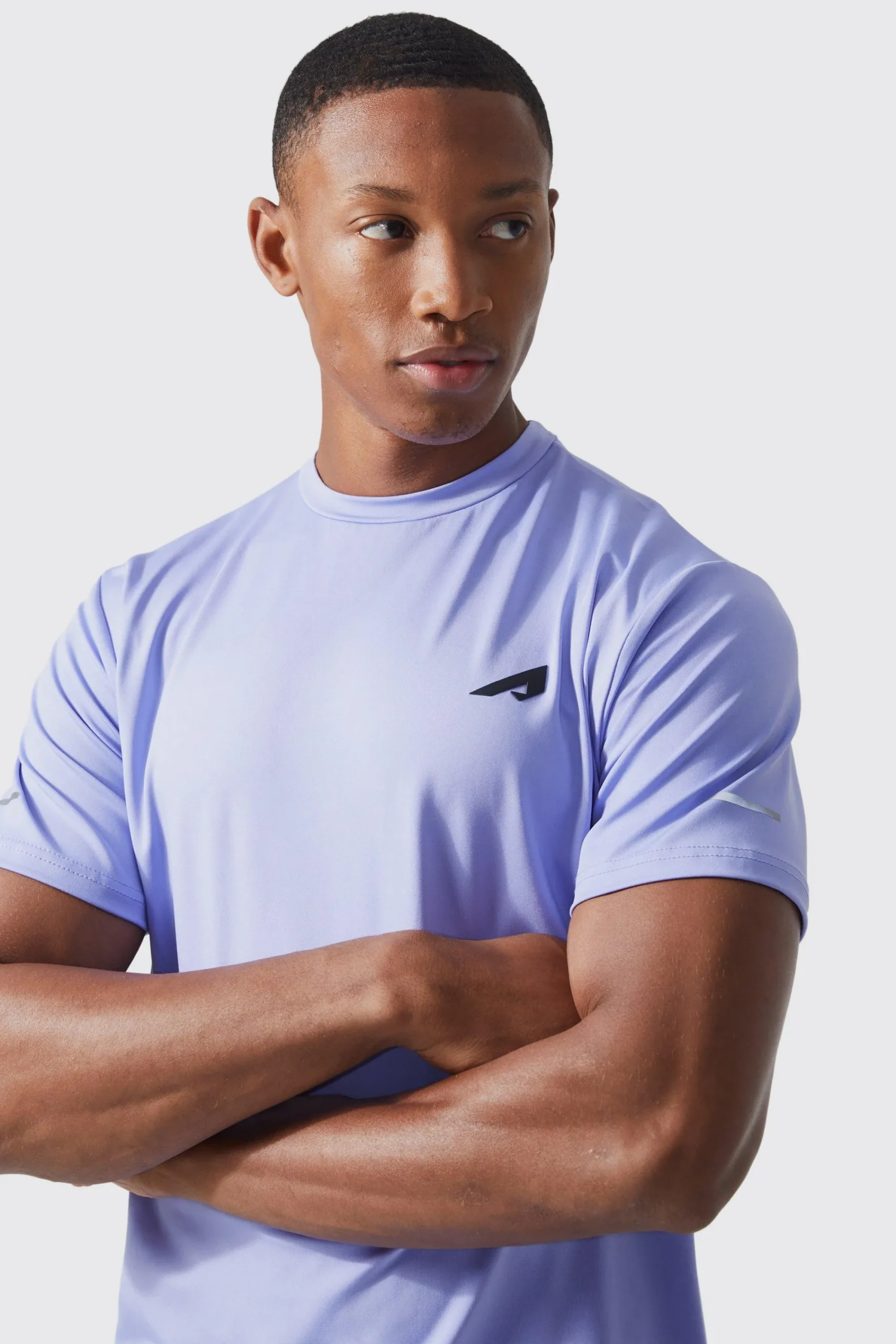 boohooMAN Active Logo Performance Short Set | UK| Tracksuits