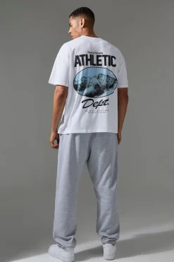 Active Oversized Athletic Dept. Hiking T-shirt | UK^boohooMAN Discount