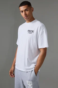 Active Oversized Athletic Dept. Hiking T-shirt | UK^boohooMAN Discount