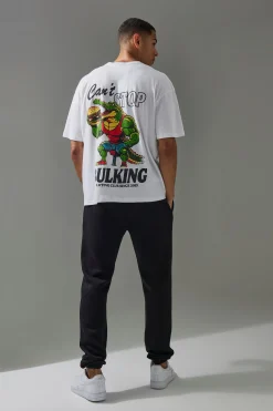 Active Oversized Can't Stop Bulking T-shirt | UK^boohooMAN