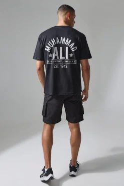 Active Oversized Muhammad Ali Est. 1942 License T-shirt | UK^boohooMAN Online