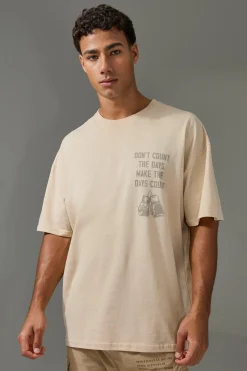 Active Oversized Muhammad Ali Count The Days License T-shirt | UK^boohooMAN Sale