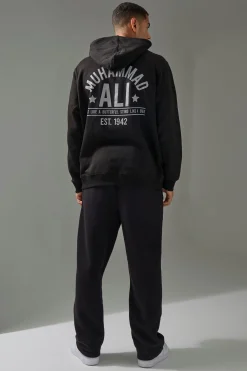 boohooMAN Active Oversized Muhammad Ali Est. 1942 License Hoodie | UK| Hoodies & Sweatshirts