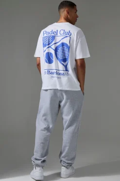 Active Oversized Padel Club Sports League T-shirt | UK^boohooMAN