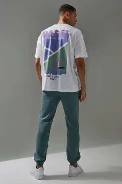 Active Oversized Padel Club Graphic T-shirt | UK^boohooMAN New
